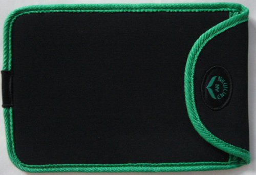 NewlineNY Travel Protection Sleeve for Super Mini 600 Series SBB0638SM Series Bathroom Scales (Case only, no Scale), NY-SMS-S001-BG Black with Green Edges - Thumbnail 2