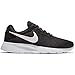 Nike Womens Tanjun Running Sneaker Black/White 10