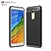 Xiaomi Redmi 5 Plus case,MYLB Carbon Fiber Design Flexible Soft TPU Case Highstrength Shockproof Protective Back Cover to Protect The Mobile Phone for Xiaomi Redmi 5 Plus (Black, Xiaomi Redmi 5 Plus)