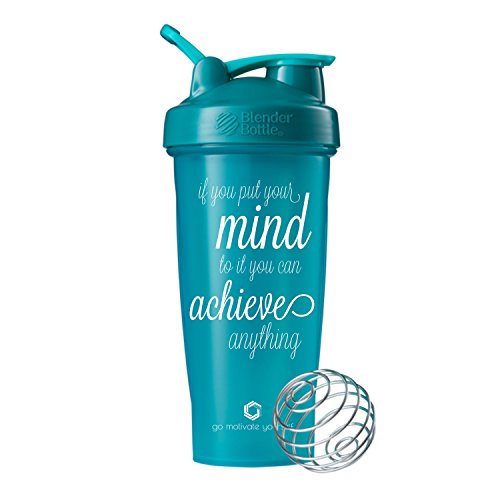 Achieve anything blender bottle shaker cup, 28oz classi…