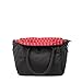 JuJuBe Be Classy Structured Multi-Functional Diaper Bag/Purse, Onyx Collection - Chrome