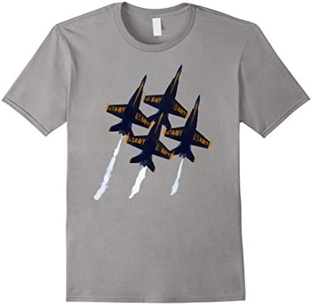 Men's Blue Angels Diamond Formation Navy Tee Shirt 3XL Slate