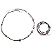 QGEM Solar System Bracelet/Necklace Universe Galaxy The Nine Planets Guardian Star Healing Jewelry-Black Beads