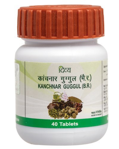 5 x Patanjali Kanchnar Guggul 40 Tablets Pack of 5