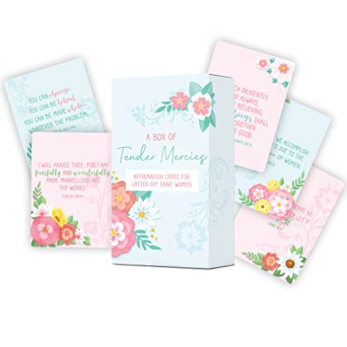 LDS Bookstore Tender Mercies: 100 Affirmations for Latter-day Saint Women Card Set