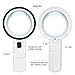 LED Handheld Magnifying Glass – Skoye 30X with 12 LED Lights Illuminated Magnifier, Read Easily at Night