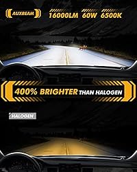 Auxbeam H11 LED Light Bulbs, 2023 Q20-SE Series