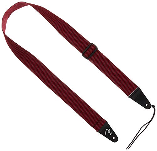 Fender Modern Tweed Guitar Strap - Black/Red