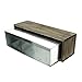 CYS EXCEL Rectangular Decorative Planter Box with Removable Zinc Metal Liner (H:4