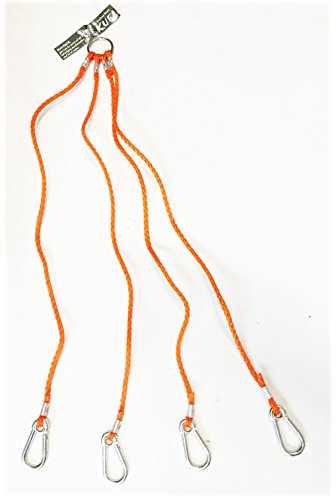 KUFA SPORTS Heavy Duty 4 Arm Harness with Metal Hooks