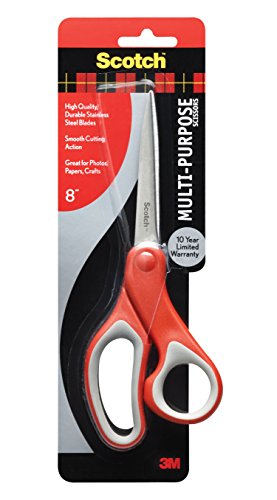 Scotch Multi-Purpose Stainless Steel Scissor, 8-Inches (1428)