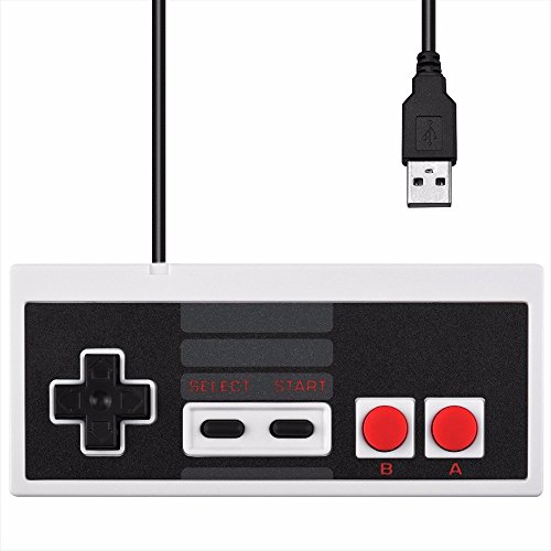 Exlene® 3 Pack Retro USB NES Nintendo Game Controller Gamepad Joystick for Windows PC/MAC