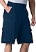 Boulder Creek Men's Big & Tall Ranger Side-Elastic Cargo Shorts, Navy Big-46