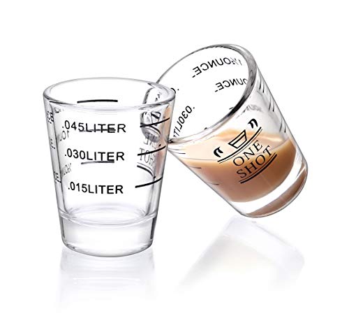 5 Glasses+Measuring+Liquid+Espresso+pack+45ml