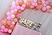 Zabyky 110 Pack Pink Gold Confetti Rose Gold Balloons, Balloon Garland Kit, 16ft Balloon Strip for Wedding, Baby Shower, Birthday Party Decorations (Pink and Gold Confetti)