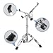 Snare Drum Stand Lightweight Double Braced Adjustable Height with Carrying Bag Fit 10