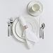 Accmor 50pcs Napkin Rings, Champagne Napkin Rings Buckles for Table Decorations, Wedding, Dinner,Party, DIY Decoration