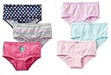 Carters Toddler Girls 6 Pack Colorful Underwear Panties (2-3t)