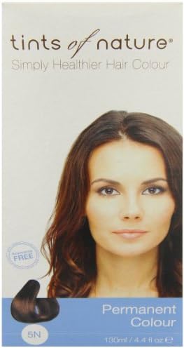 Tints of Nature Organic 5N Natural Light Brown Permanent Hair Colour 130ml by Herb Uk Ltd