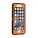 Co-Goldguard Case for iPhone 7 Heavy Duty iPhone 8 Cover Durable 3 in 1 Built-in Screen Protector Hard Cover Dust-Proof Shockproof Drop-Proof Shell (Black Orange)