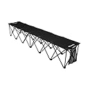 Insta-Bench Classic 6-Seater Bench (Black)