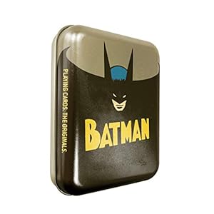 Cartamundi DC Comics Batman Playing Cards in Embossed tin, Metal