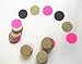 Fonder Mols 29 Bachelorette Party Decorations Black and Hot Pink - 12pcs Black Fuchsia Gold Tissue Paper Pom Poms 15 Tassel Garland Bunting and 2 Sparkle Polka Dots Garlands