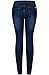 2LUV Women's Solid Stretchy 5 Pocket Skinny Jeans Denim, Denim Medium1 , 9