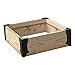Panacea 89584 Raised Garden Bed Corner Brackets Plant-Container-Accessories, Black