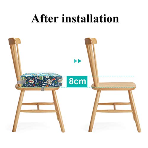 Sunmall Dining Chair Heightening Cushion Portable Dismountable