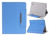 GreatCase Universal Carrying Case Folio Faux Leather Stand Flip Cover for 8 Inch Android Tablet (8 Inch, Blue)