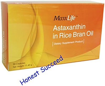 Maxxlife Astaxanthin in Rice Bran Oil 30 capsules.(Honest Succeed)