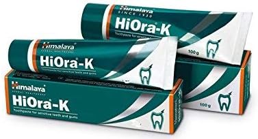 Himalaya Herbals HiOra-K Toothpaste for Sensitive Teeth and Gum 100 gm (Pack of 2)