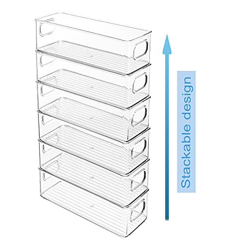 iPEGTOP Refrigerator Organizer Bins Containers Stackable Fridge Food