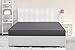 Utopia Bedding Premium Cotton Fitted Sheet 300 Thread Count – 100% Combed Cotton Sateen - Super Soft Mercerized Fabric - Machine Washable (Full, Grey)