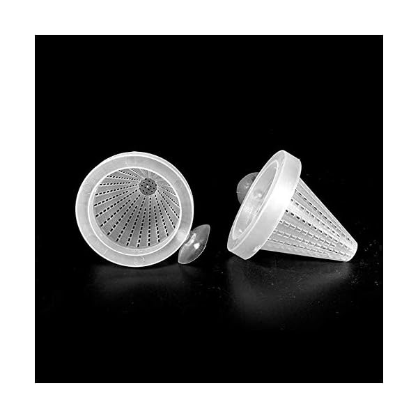 MEI 10pcs Acquario Rosso Alimentatore coneLive salamoia gamberetti Cibo per Pesci MEI MEI 10pcs Acquario Rosso Alimentatore coneLive salamoia gamberetti Cibo per Pesci