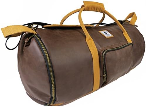 JammyPack the Foreman Speakers Duffel Bag, Brown Leather, One Size