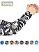 8 Pairs Unisex UV Protection Arm Cooling Sleeves Ice Silk Arm Cover (Camouflage,Ice Silk)