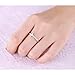 DAOCHONG Inspirational Jewelry Sterling Silver Engraved Faith Hope Love Sideway Cross Ring, Size 6 7 8 (5)