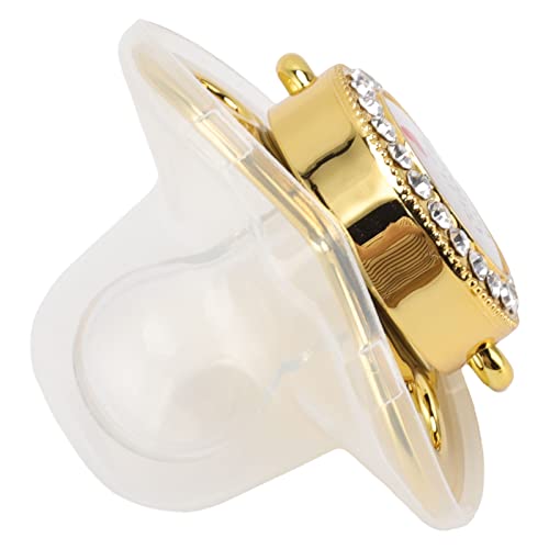 Soother Gold Pacifier Chain Baby Pacifier, Personalized Pacifier