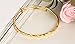 Tiffinys Jewelry Love Bangle Bracelet Elegant Christmas Flower Bangles for Women Girls Charming and Sparkles Gold Plated Copper Adjustable Classical Cuff Bracelets Gift for Xmas Bridal Female