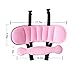 StoHua Toddler Car Seat Head Support Neck Pillow Strap - Kids and Baby Safety Neck Relief Head Support Band Sleep Strap with Adjustable Belt, Pink