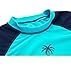 ATTRACO Girl's Boys Raglan Rash Guard Swimsuit UV Protective Shirts Tops UPF 50+