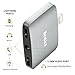 Benks 3-In-1 Lightning Splitter Charger Adapter [Support iOS 11] Audio and Charger 3.5mm Earphone Jack Cable for iPhone X 10 8 7 Plus (Support Music + Charge + Phone Call + Volume Adjustment)