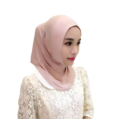 Meijunter Muslim Women Color Short Scarf Islamic Cotton Head Cover Arabian Hijab