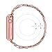 SaNgaiMEi Strap Compatible Apple Watch Ultra Band 49mm 45mm 44mm 42mm 41mm 40mm 38mm Women Bee Iwatch Band Stainless Steel Wristband for Apple Watch Series 8/7/6/5//4/3/2/1/SE