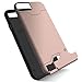 CoverON SecureCard Series Designed for Apple iPhone SE 2022 / SE 2020 / iPhone 8/7 Case, Credit Card Holder Kickstand Hybrid Phone Cover - Rose Gold
