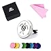 AZORA Aromatherapy Car Air Freshener Vent Clip Locket Turtle Stainless Steel Essential Oil Diffuser Gift 8 Felt Pads