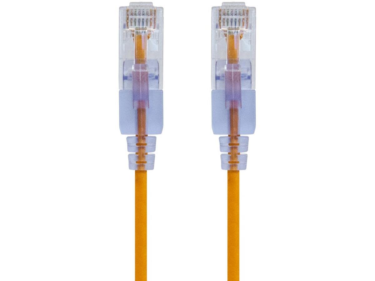 Monoprice Cat6A 14ft Yellow 10-Pk Patch Cable UTP
