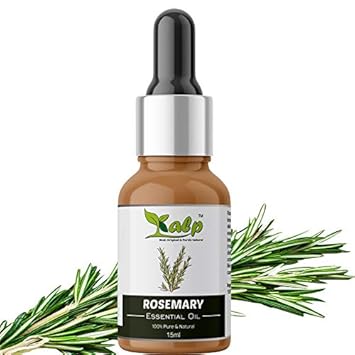 Kalp Rosemary essential Oil- 100% Pure & Undiluted, Natural for skin, hair, muscle, joints & aroma therapy -15ml